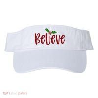 Believe Christmas Holiday Visor thumb 0