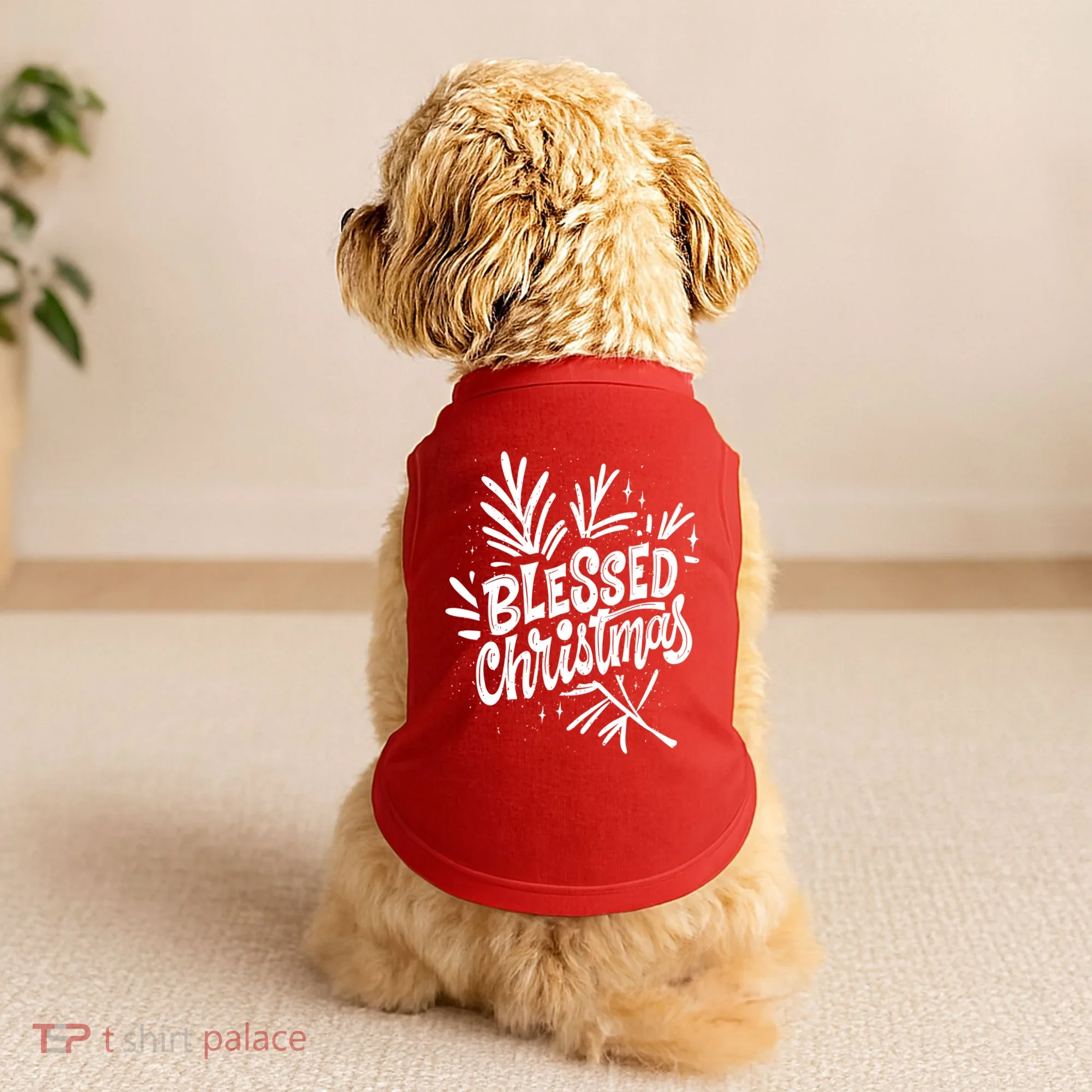 Blessed Christmas Holiday Doggie Tank