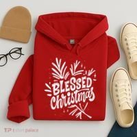 Blessed Christmas Holiday Hoodie thumb 4