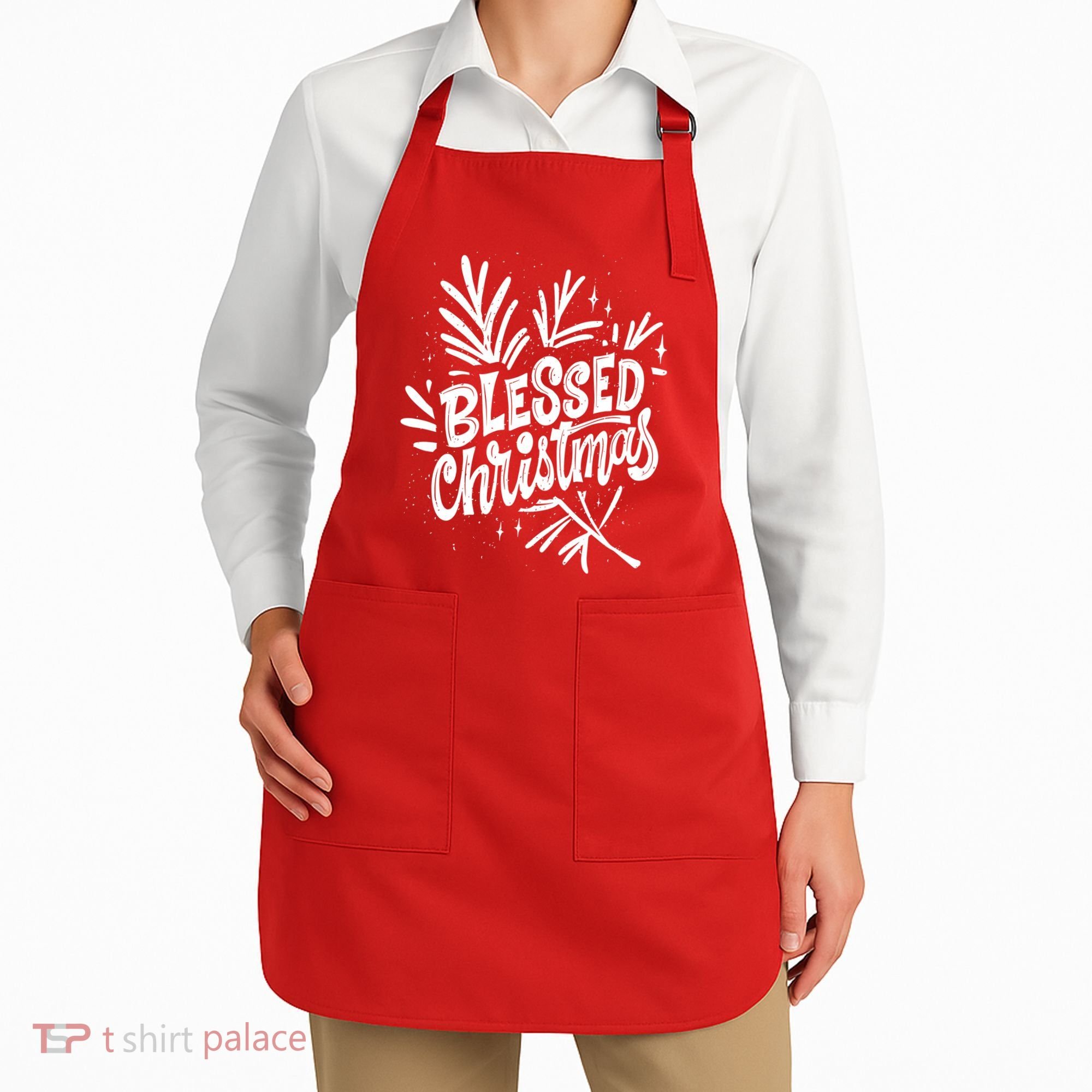 Blessed Christmas Holiday Apron