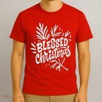 Blessed Christmas Holiday T-Shirt thumb 3