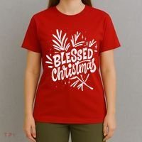 Blessed Christmas Holiday T-Shirt thumb 4