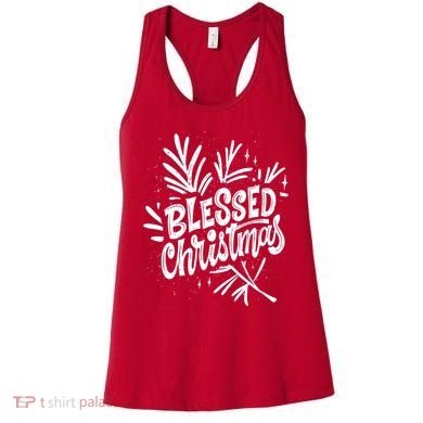 Blessed Christmas Holiday Women's Tank Top