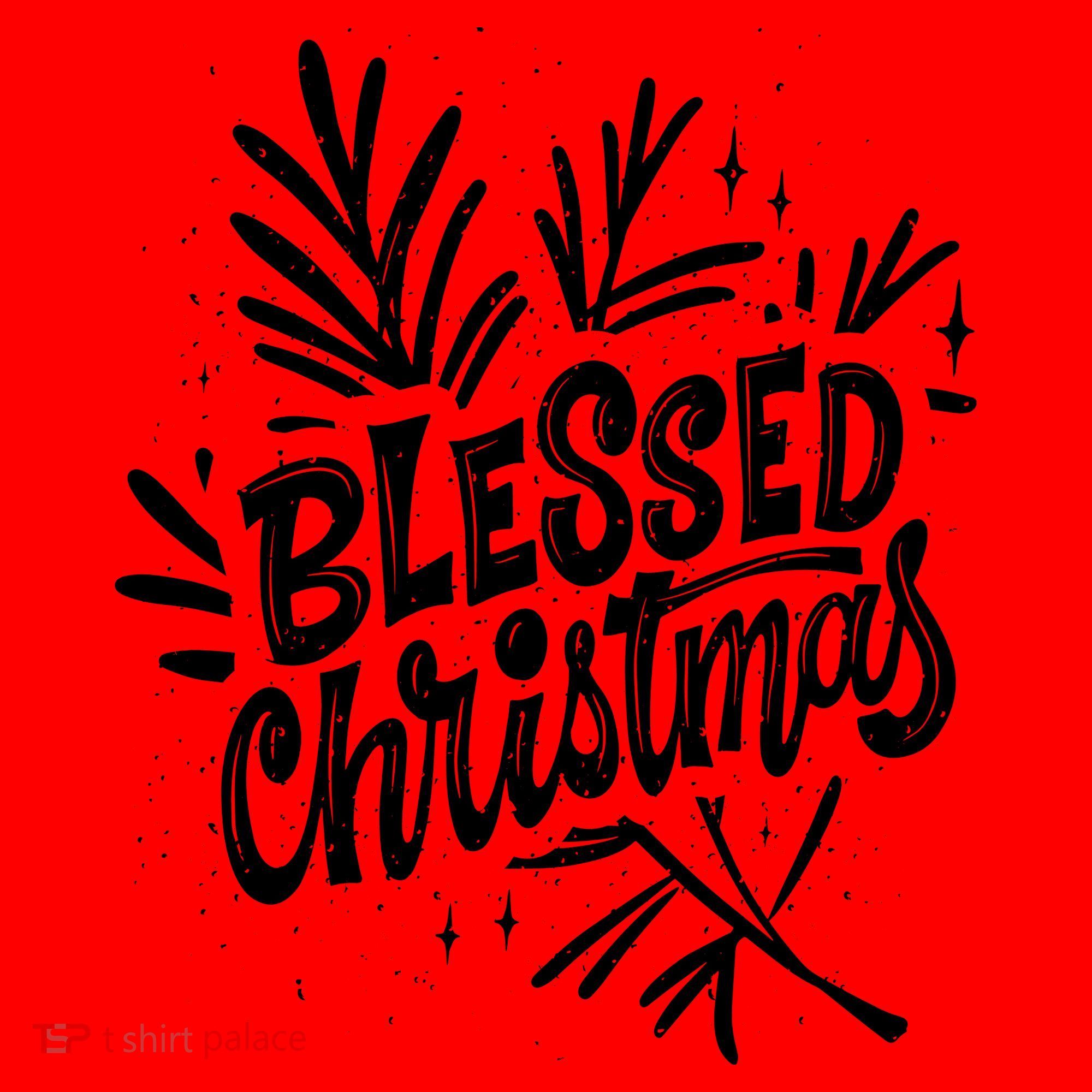 Blessed Christmas Holiday Santa Hat