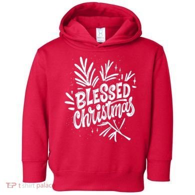 Blessed Christmas Holiday Toddler Hoodie
