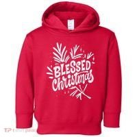 Blessed Christmas Holiday Toddler Hoodie thumb 0