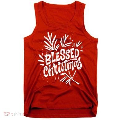 Blessed Christmas Holiday Tank Top