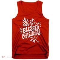 Blessed Christmas Holiday Tank Top thumb 0