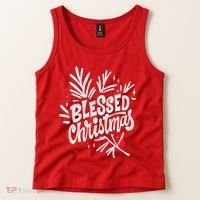 Blessed Christmas Holiday Tank Top thumb 2