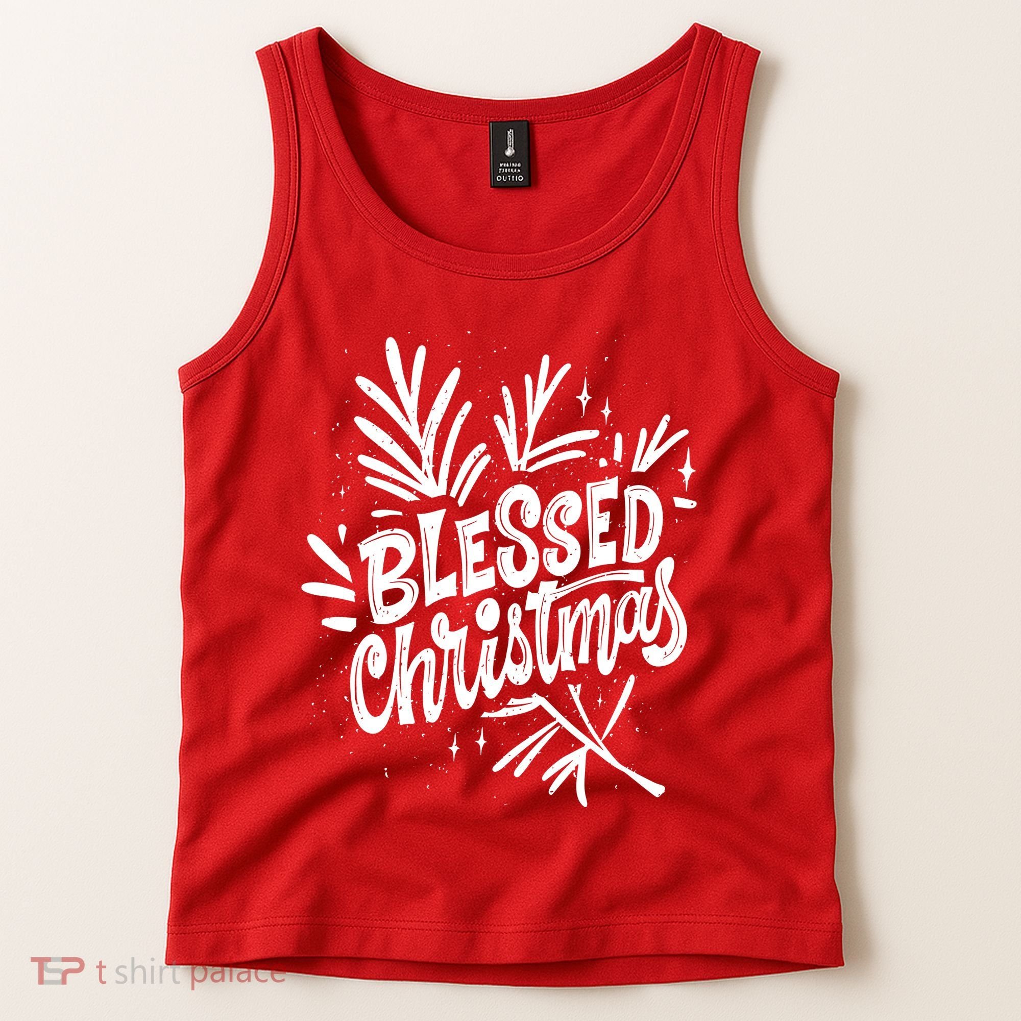 Blessed Christmas Holiday Tank Top
