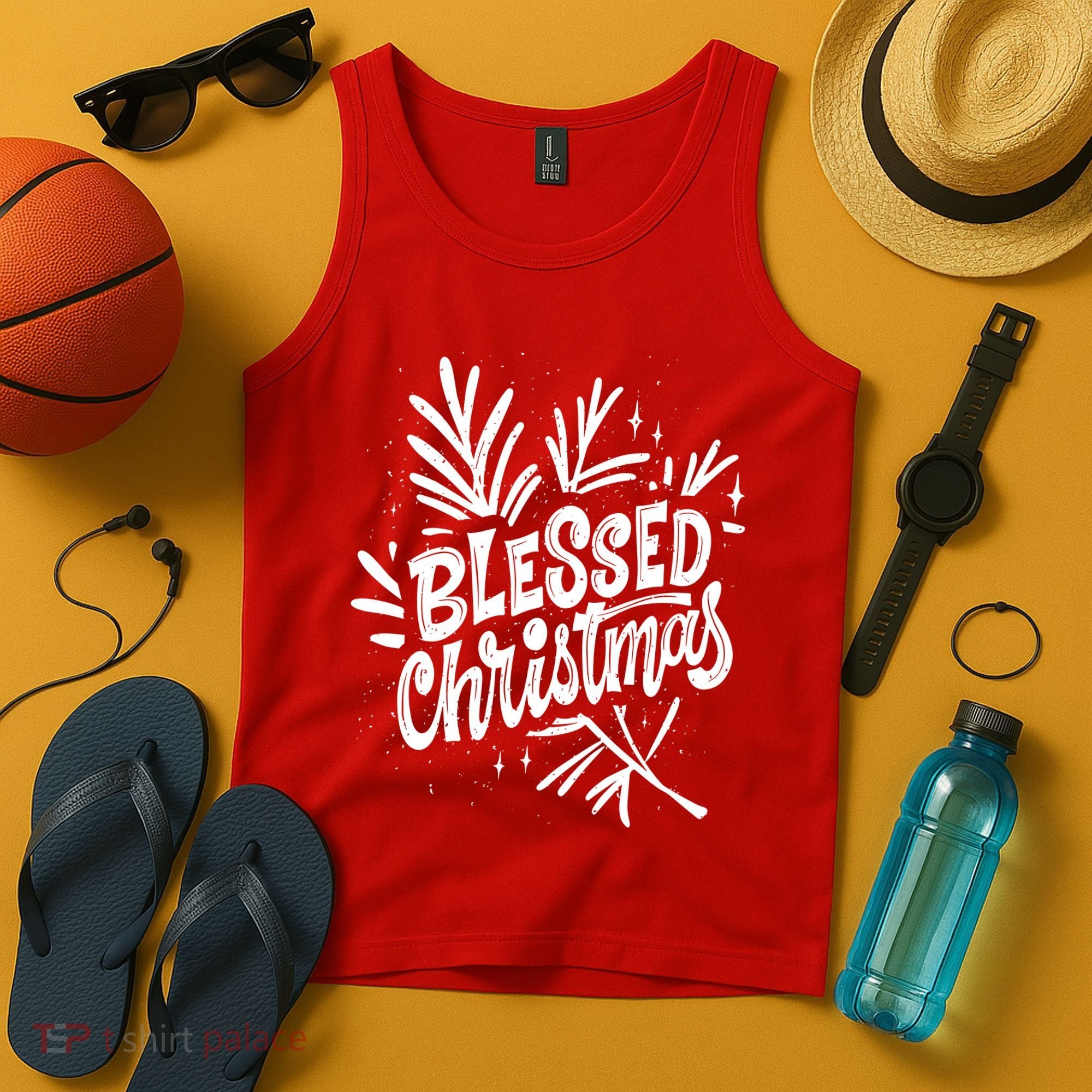 Blessed Christmas Holiday Tank Top