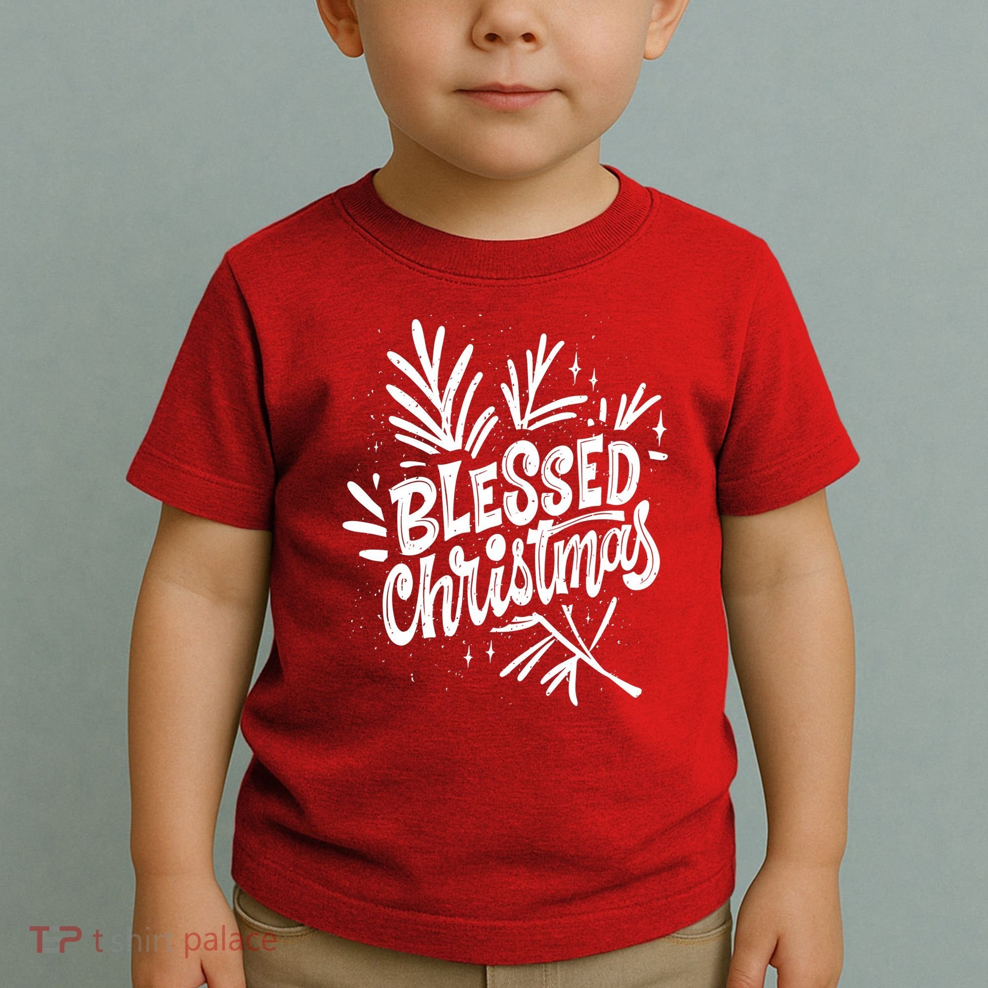 Blessed Christmas Holiday Toddler T-Shirt