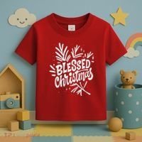 Blessed Christmas Holiday Toddler T-Shirt thumb 3