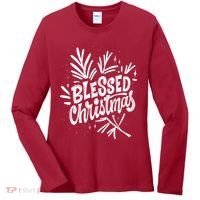 Blessed Christmas Holiday Women's Long Sleeve Shirt thumb 0