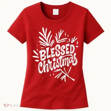 Blessed Christmas Holiday Women's T-Shirt