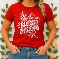 Blessed Christmas Holiday Women's T-Shirt thumb 2