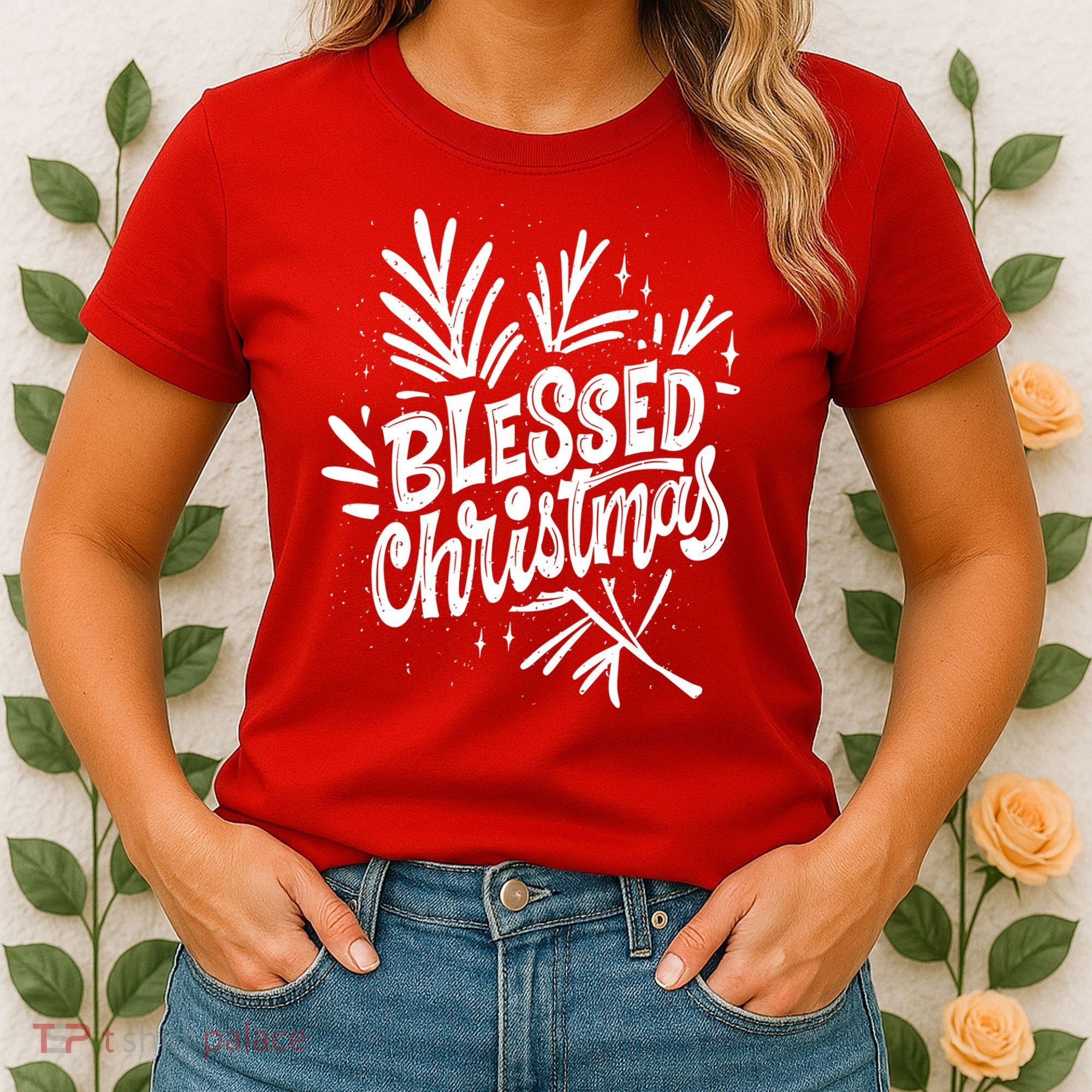 Blessed Christmas Holiday Women's T-Shirt