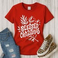 Blessed Christmas Holiday Women's T-Shirt thumb 3
