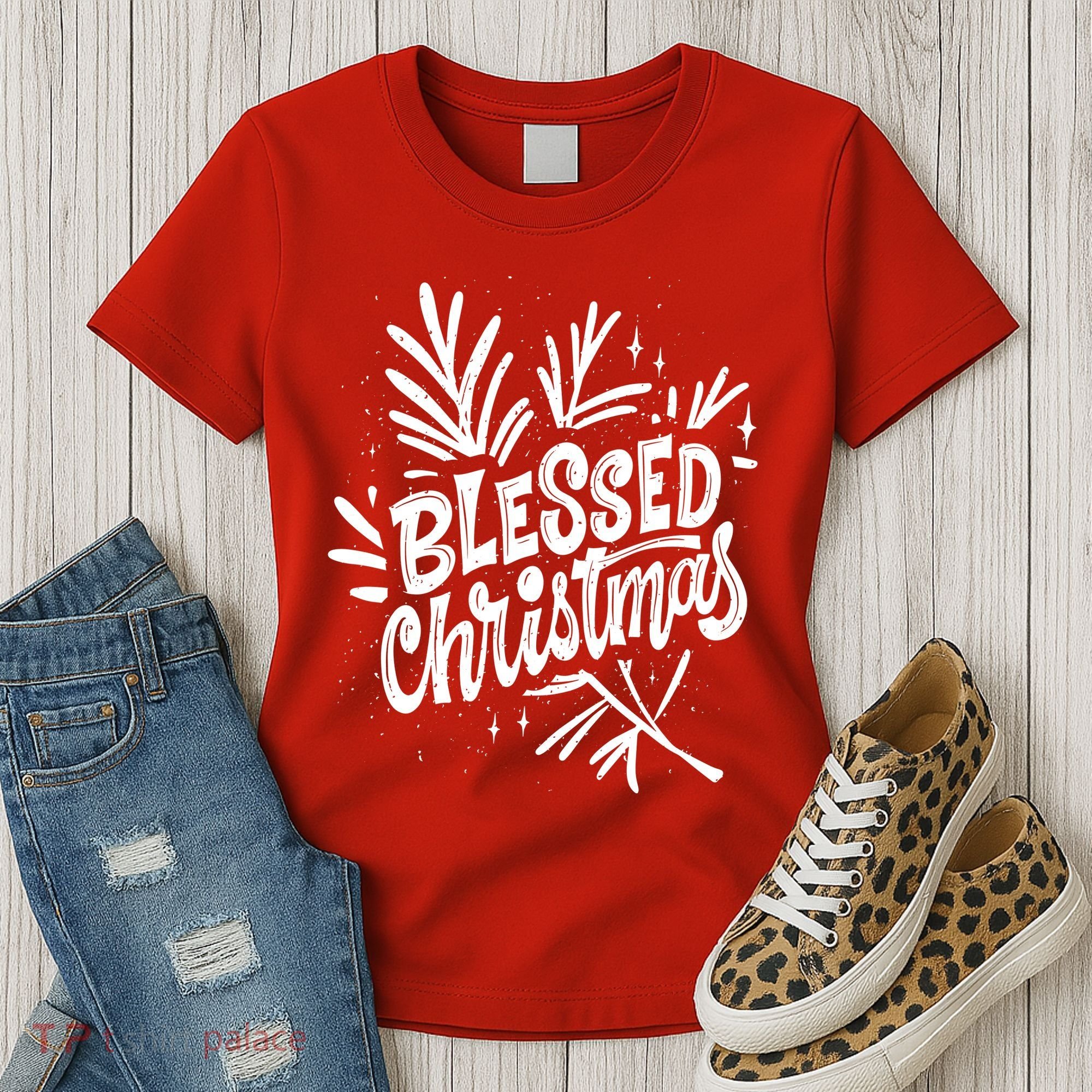 Blessed Christmas Holiday Women's T-Shirt