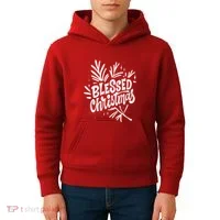 Blessed Christmas Holiday Kids Hoodie thumb 4