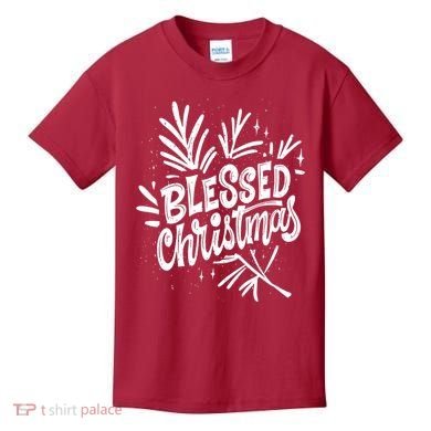 Blessed Christmas Holiday Kids T-Shirt