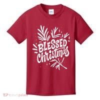 Blessed Christmas Holiday Kids T-Shirt thumb 0