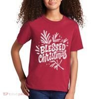 Blessed Christmas Holiday Kids T-Shirt thumb 2