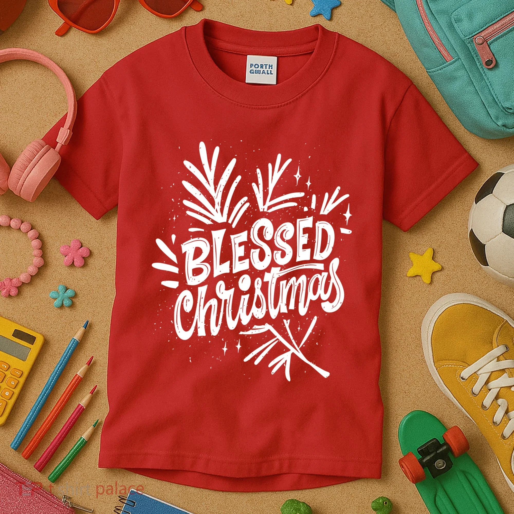 Blessed Christmas Holiday Kids T-Shirt