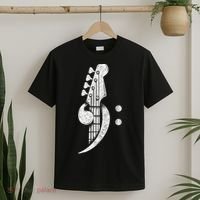 Bass Cleff Headstock Bassist Bass Guitar Musician T-Shirt thumb 2
