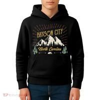 Bryson City Hiking North Carolina Kids Hoodie thumb 4