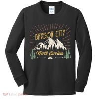 Bryson City Hiking North Carolina Kids Long Sleeve Shirt thumb 0