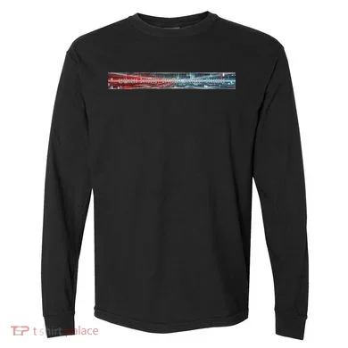 Binary Code Hidden Message Comfort Colors Heavyweight Long Sleeve T-Shirt