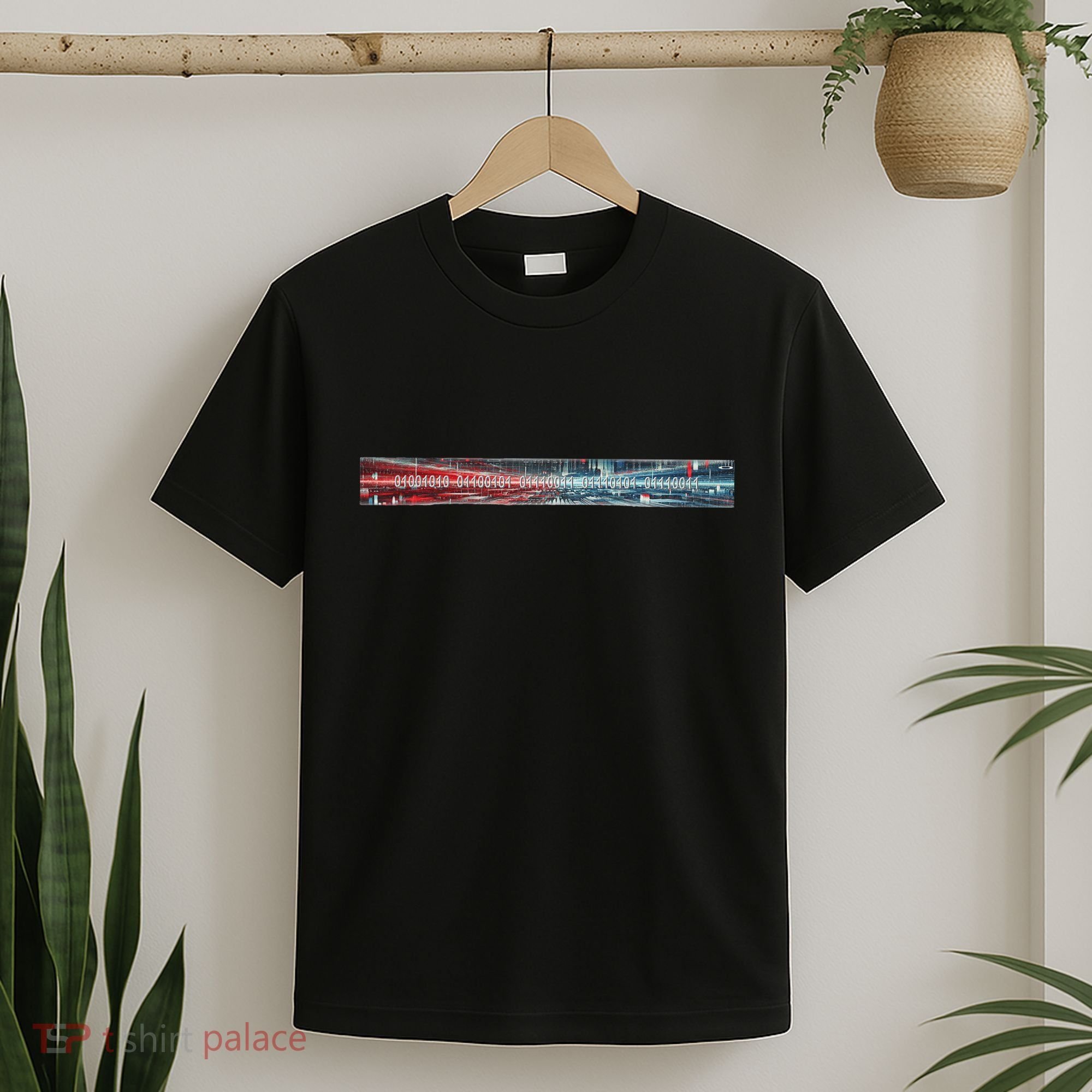 Binary Code Hidden Message T-Shirt