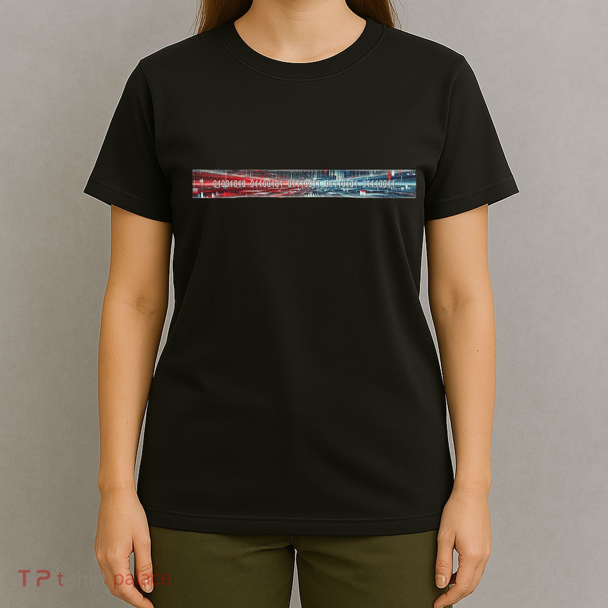 Binary Code Hidden Message T-Shirt