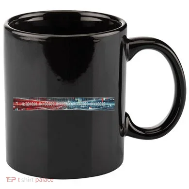 Binary Code Hidden Message 11oz C Handle Ceramic Mug