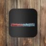Binary Code Hidden Message Coaster