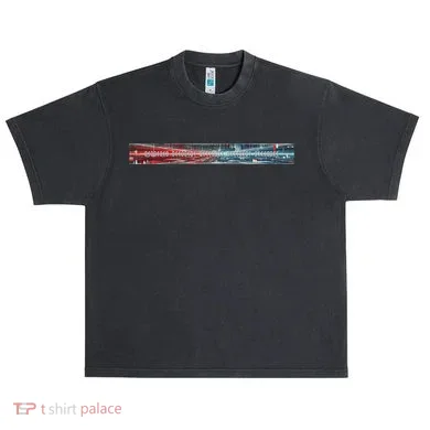 Binary Code Hidden Message Urban Oversized Heavyweight T-Shirt