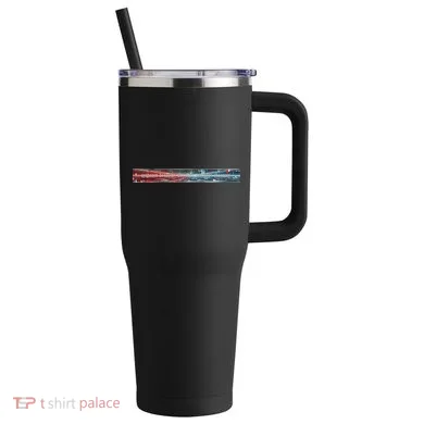 Binary Code Hidden Message 40oz Vacuum Insulated Stainless Steel Travel Tumbler