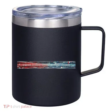 Binary Code Hidden Message 12oz Stainless Steel Coffee Mug