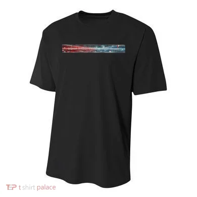 Binary Code Hidden Message Youth Performance Sprint T-Shirt