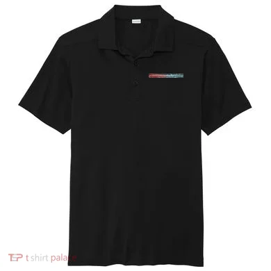 Binary Code Hidden Message Sport-Tek Posi-UV Pro Polo
