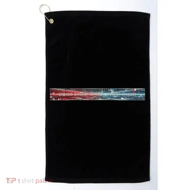 Binary Code Hidden Message Golf Towel