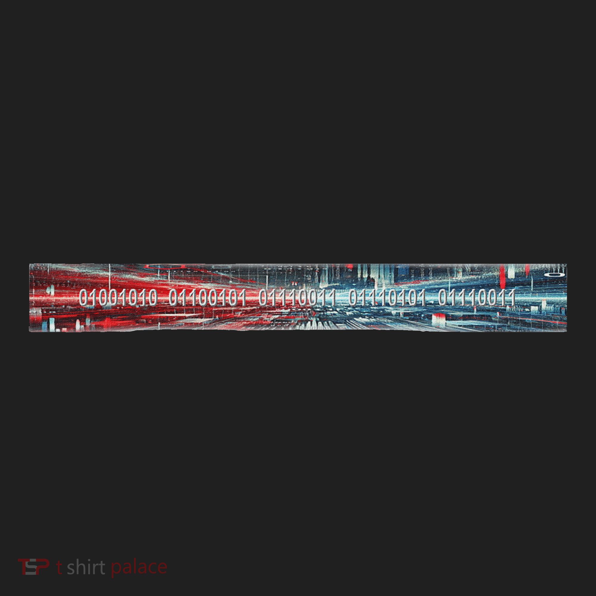Binary Code Hidden Message Golf Towel