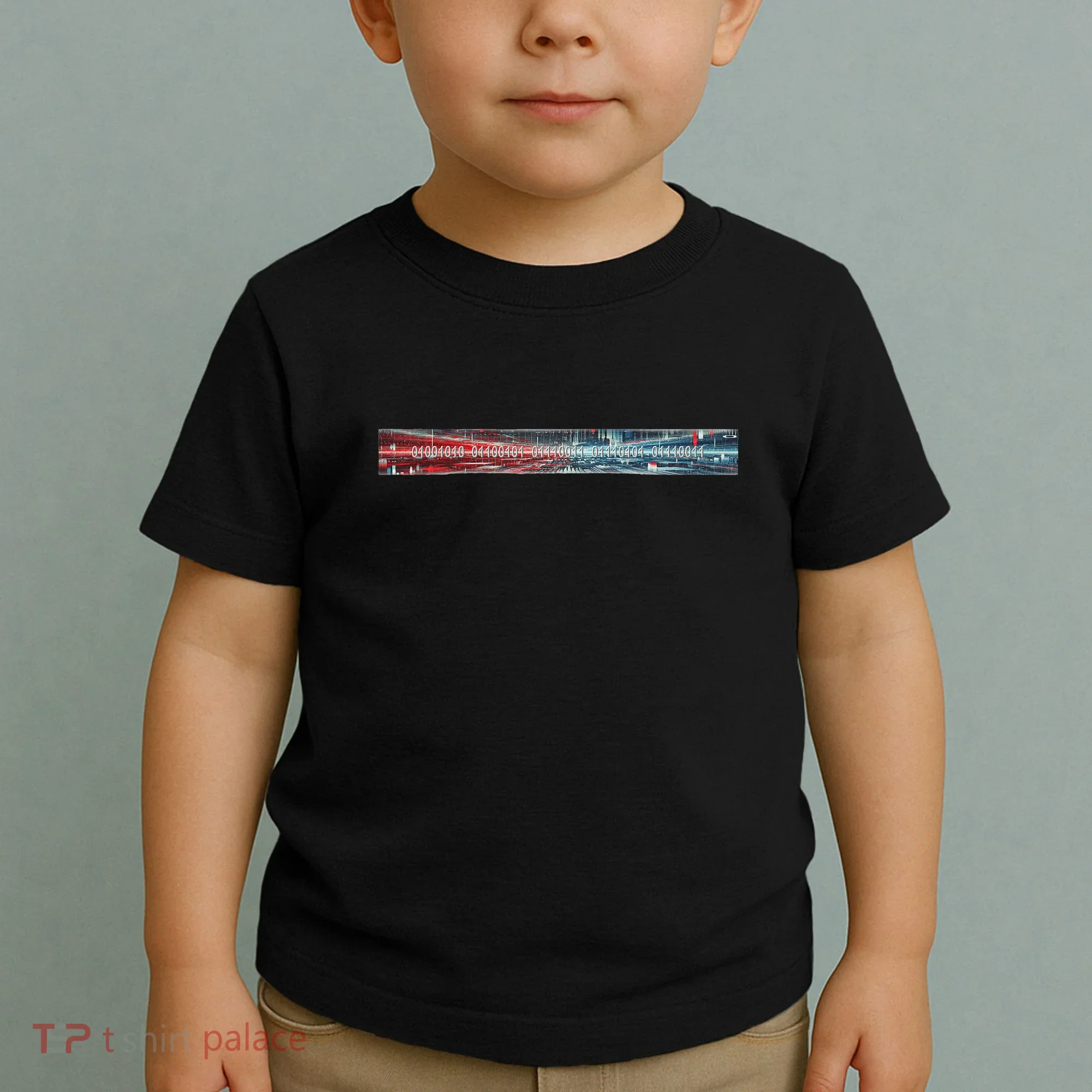 Binary Code Hidden Message Toddler T-Shirt