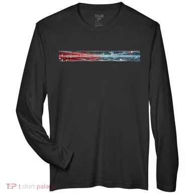 Binary Code Hidden Message Zone Performance Long-Sleeve T-Shirt