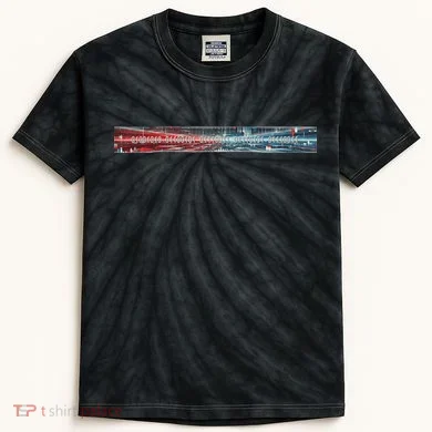 Binary Code Hidden Message Kids Tie-Dye T-Shirt