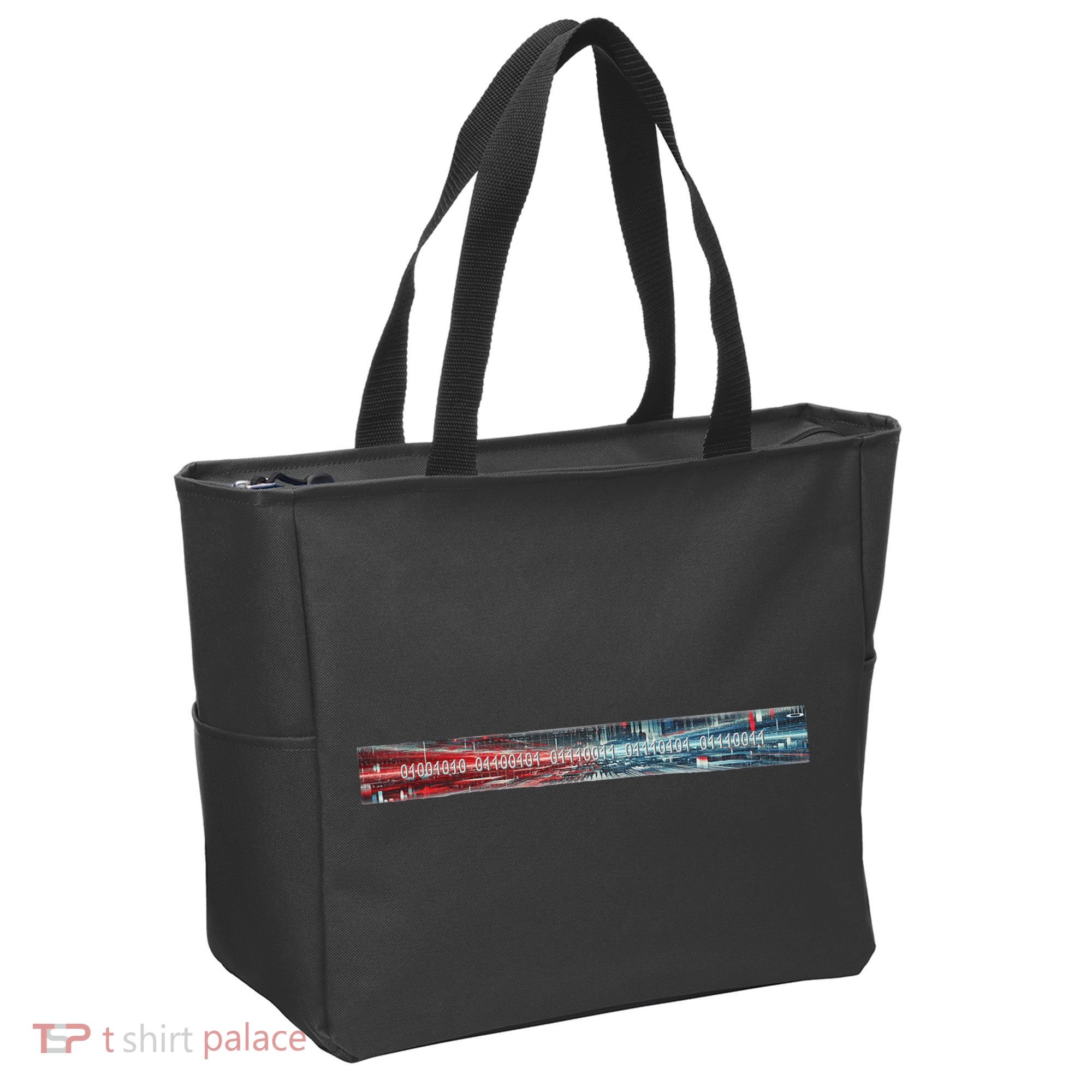 Binary Code Hidden Message Tote Bag