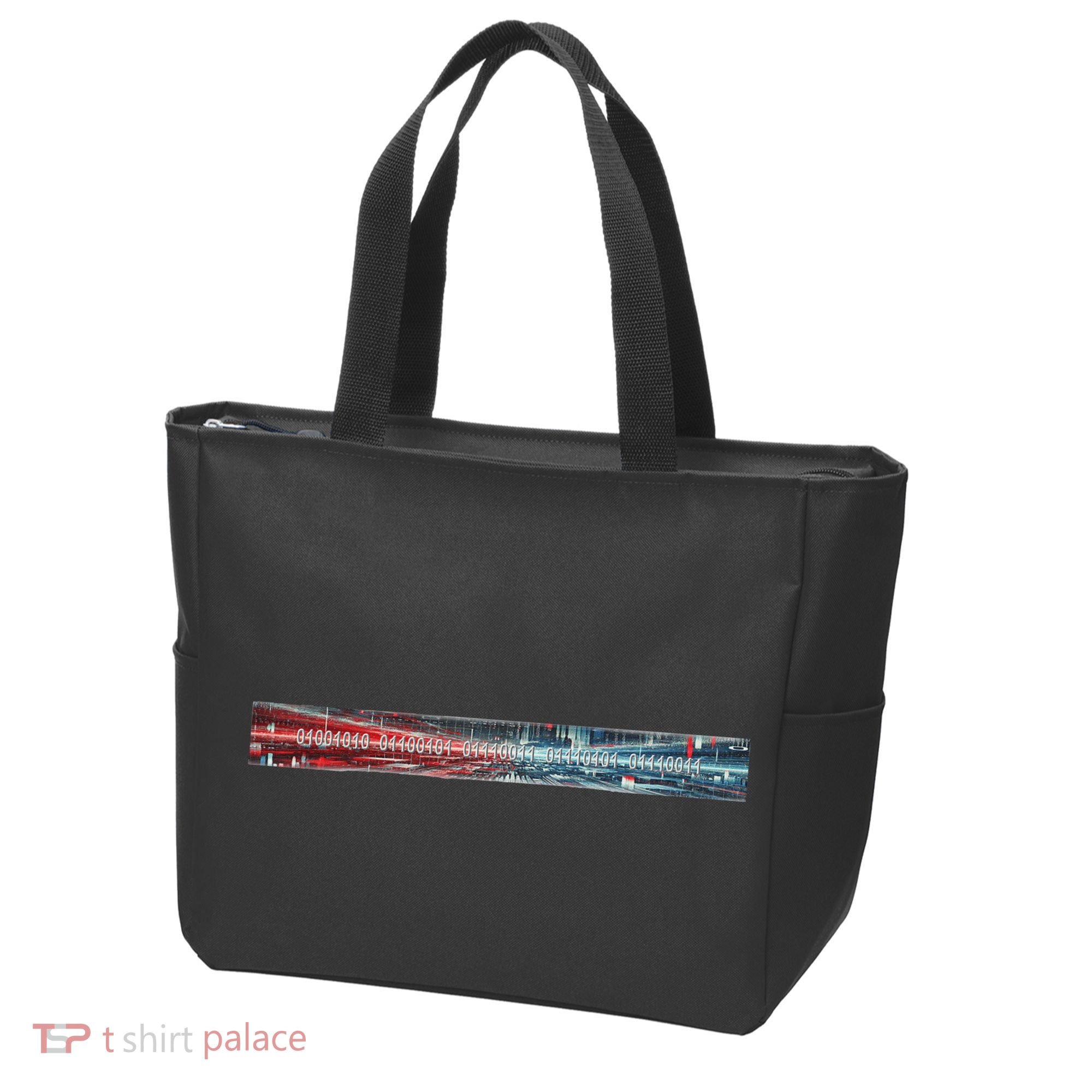 Binary Code Hidden Message Tote Bag