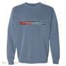 Binary Code Hidden Message Garment-Dyed Sweatshirt