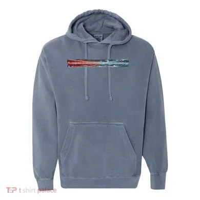 Binary Code Hidden Message Comfort Colors Garment-Dyed Hooded Sweatshirt